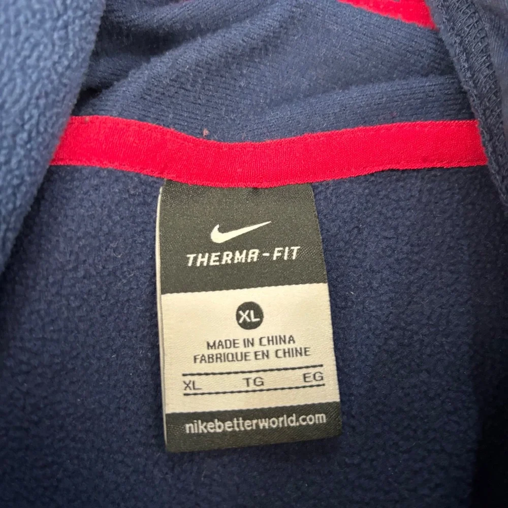 Nike KD Kevin Durant Therma-FIT Full Zip‎ Hoodie Mens XL Navy Blue 618297-410